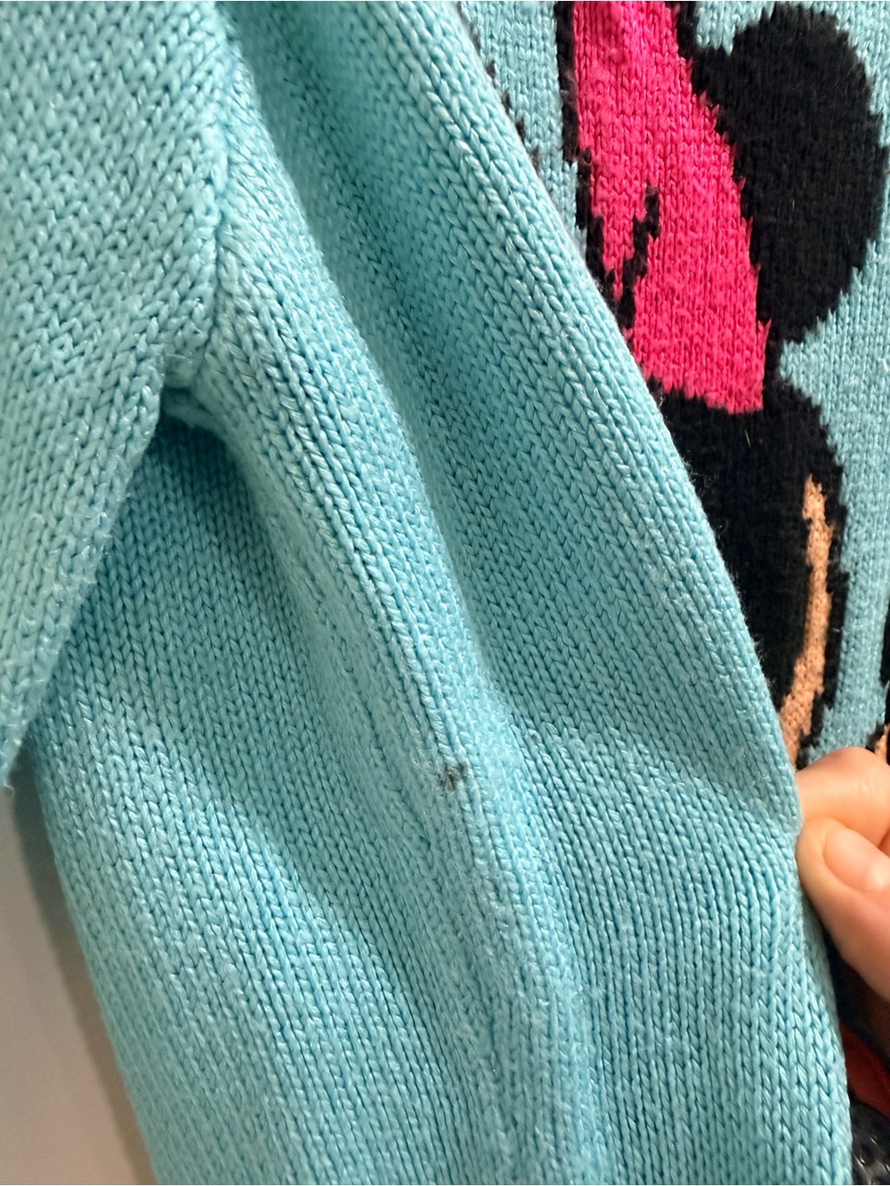 H&M Light Blue Minnie & Mickey Graphic Crewneck Sweater - Picture 7 of 7